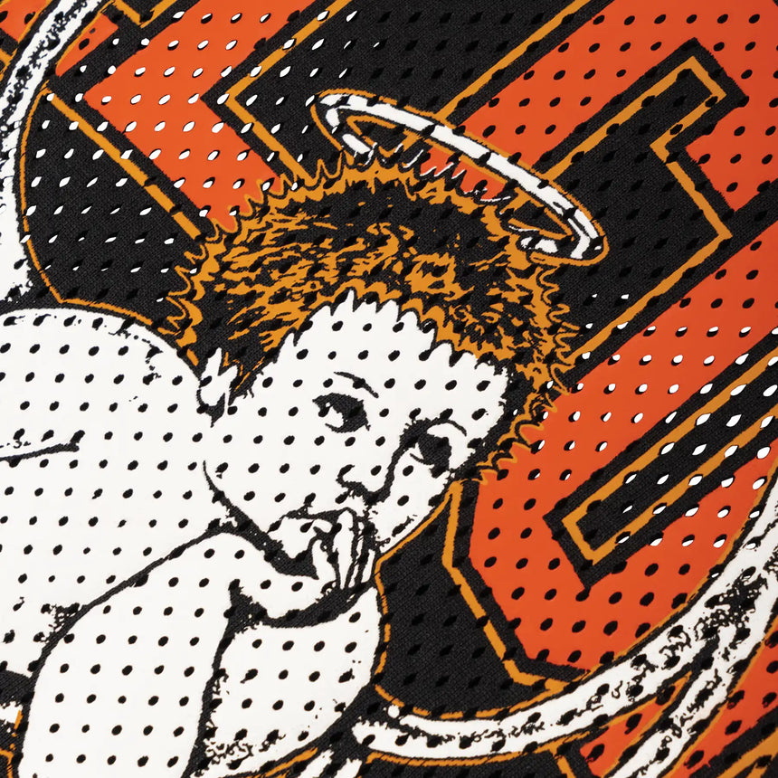 Welcome Cupid Mesh Football Jersey - Black