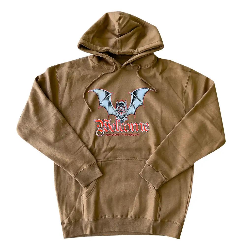 Welcome Nocturnal Pullover Hoodie Brown