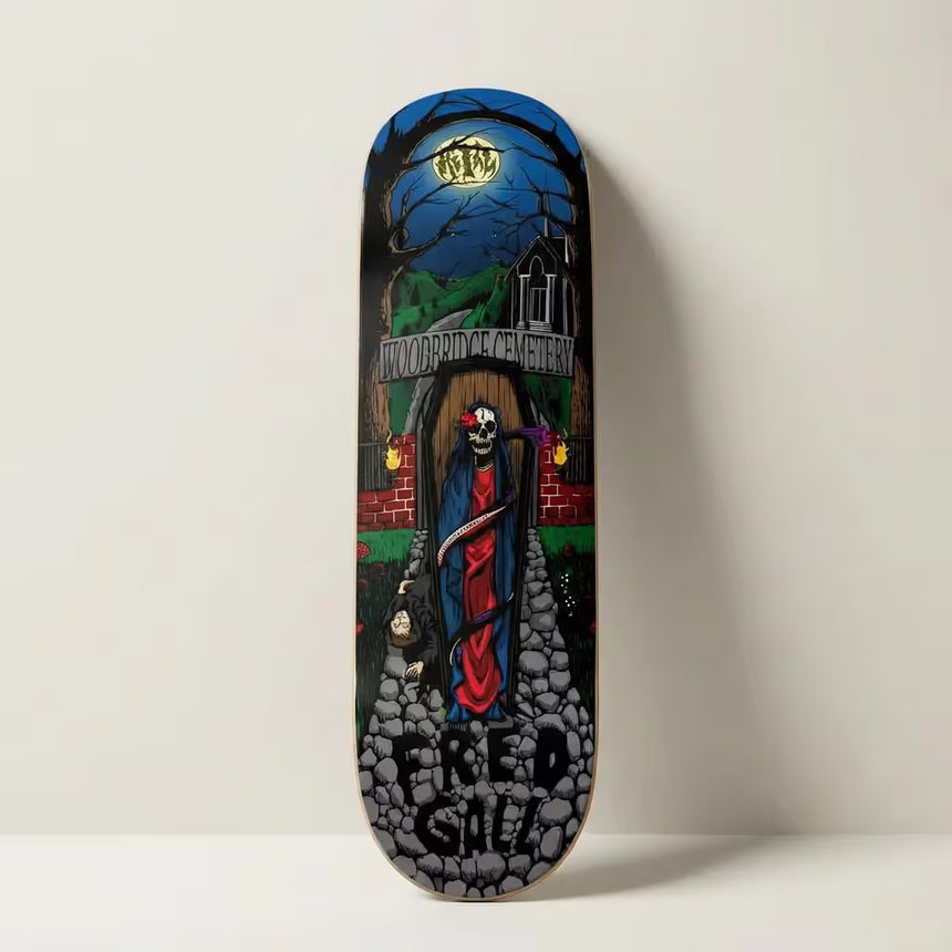 Metal Fred Gall Lulu Lorch Skateboard Deck