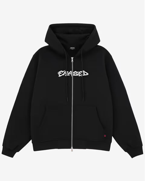 Erased Project Graffiti Logo Zip Hood
