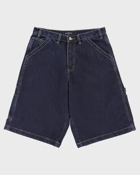 Erased Project Wide Leg Denim Shorts