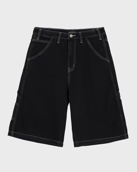 Erased Projects Burning Daisy 8 pocket denim shorts w/ hammer loop