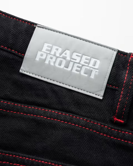 Erased Project Extra Wide Leg Skate Jean - Black