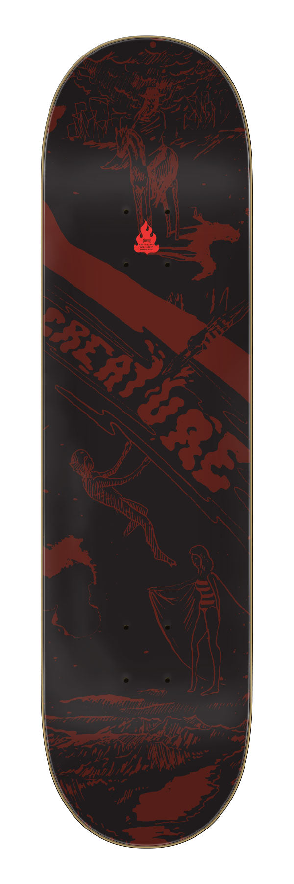 Creature Lockwood Lost Trail Pro  8.25in x 32.04in Skateboard Deck