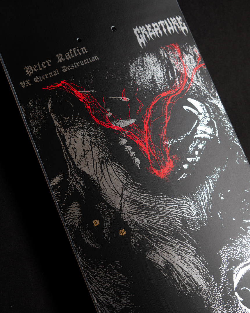 Creature Raffin Mortem VX 8.6 x 32.11 Skateboard Deck