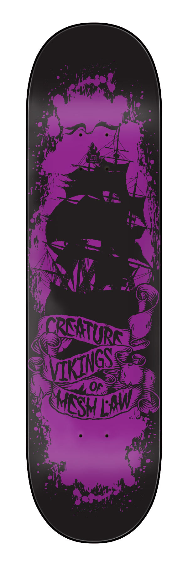 Creature Gravette Vikings of Hesh Law XX Pro 8.3" Skateboard Deck