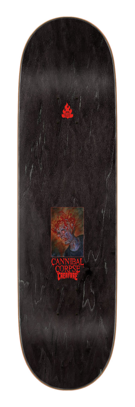 Creature Cannibal Corpse 8.53 x 32.19 Skull & Blood Skateboard Deck
