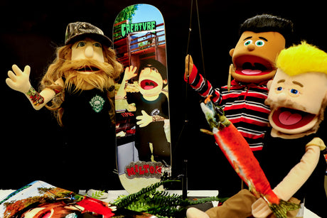 Creative Martinez Fuzzy Friends 8.6 x 32.11 Skateboard Deck