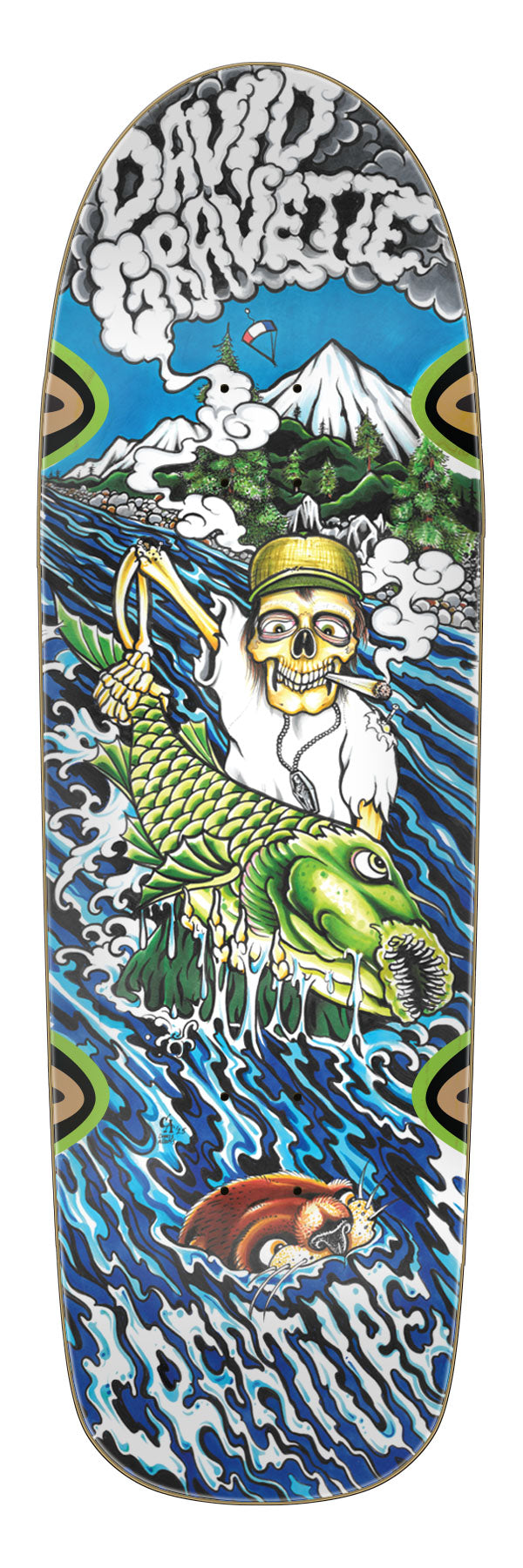Creature Gravette Hippie Falls Pro 9 x 31.6 Skateboard Deck