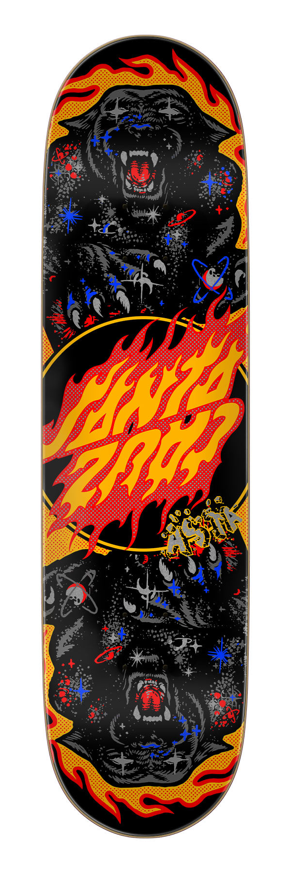 Santa Cruz Asta Cosmic Cat Twin 8.2 x 31.6 Skateboard Deck