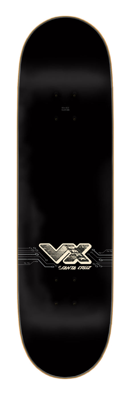 Santa Cruz Wooten Cyber VX 8.5 x 32.2 Skateboard Deck