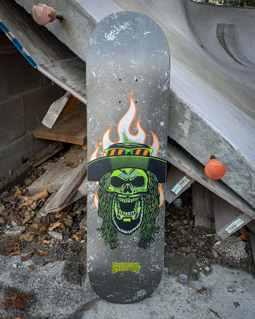 Creature Lockwood Bonehead 8.25 x 32.04 Skateboard Deck