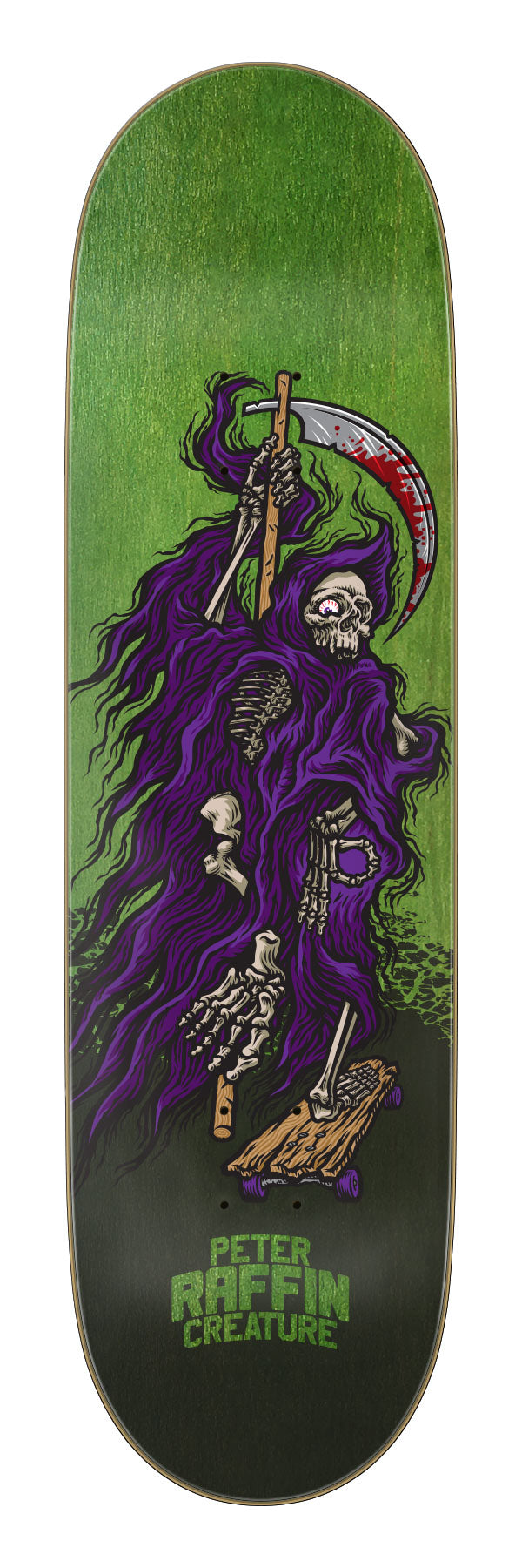 Creature Raffin Reaper Stump 8.6 x 31.95 Skateboard Deck