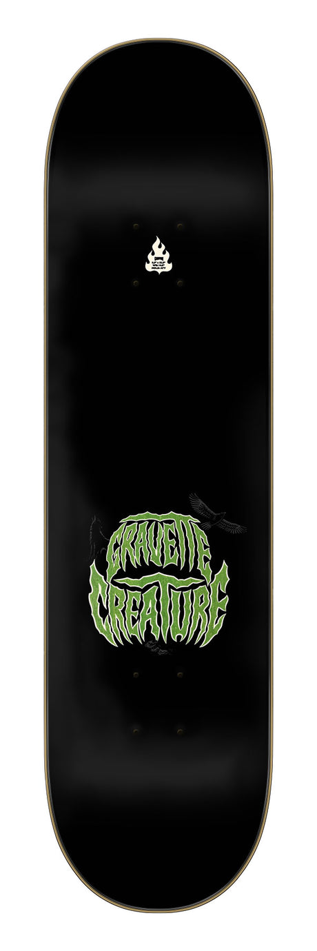 Creature Gravette Hippie Skull IV 8.3 x 32.2 Skateboard Deck