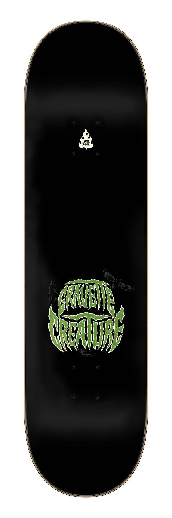 Creature Gravette Hippie Skull IV 8.3 x 32.2 Skateboard Deck