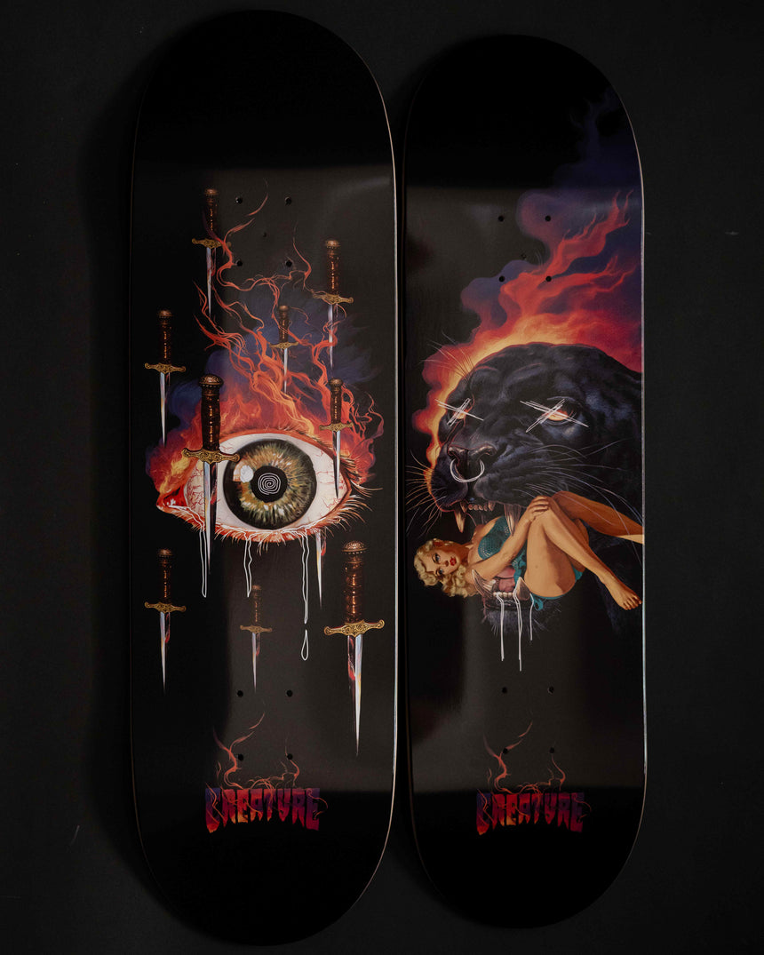 Creature Torres Jaquar Stump 8.51 x 31.88 Skateboard Deck