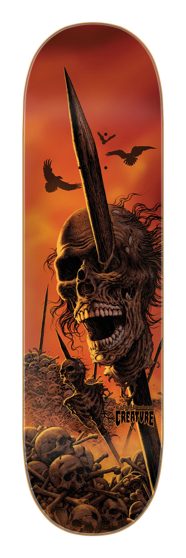 Creature Provost Wasted 8.75 x 32.15 Skateboard Deck