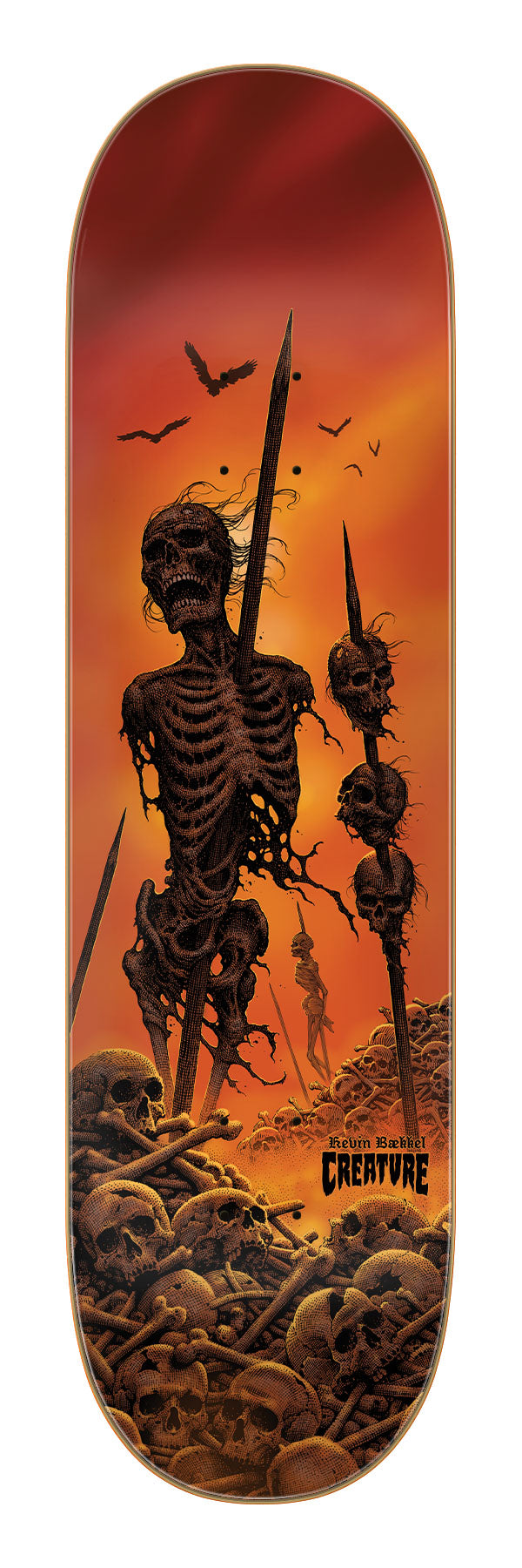 Creature Baekkel Wasted 8.6 x 32.11 Skateboard Deck