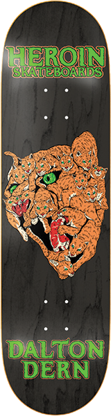 Heroin Dern Panther 8.5 Skateboard Deck