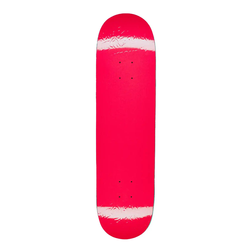 Fucking Awesome Pink Stamp Embossed Skateboard Deck Shape 2