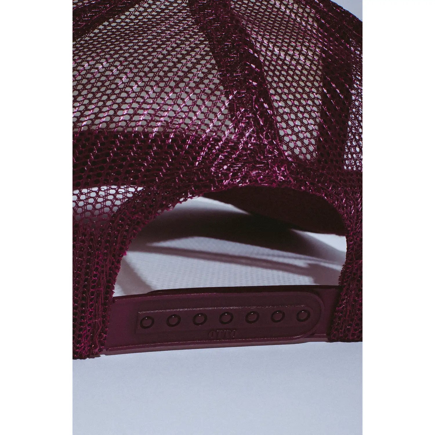 Fucking Awesome Scanner Warp Stamp Trucker Hat maroon