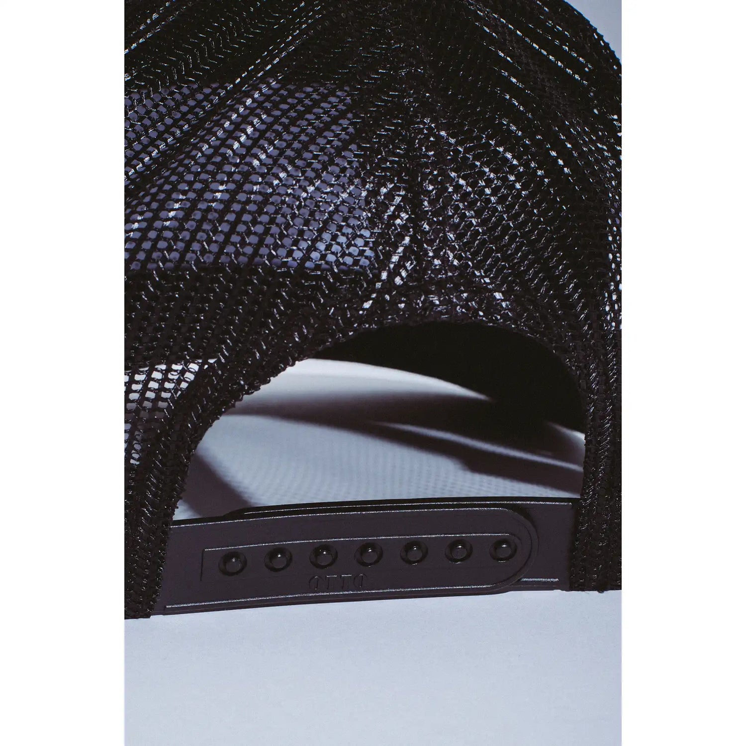 Fucking Awesome Spike Repeat Embroidered 5 Panel Mesh Hat black