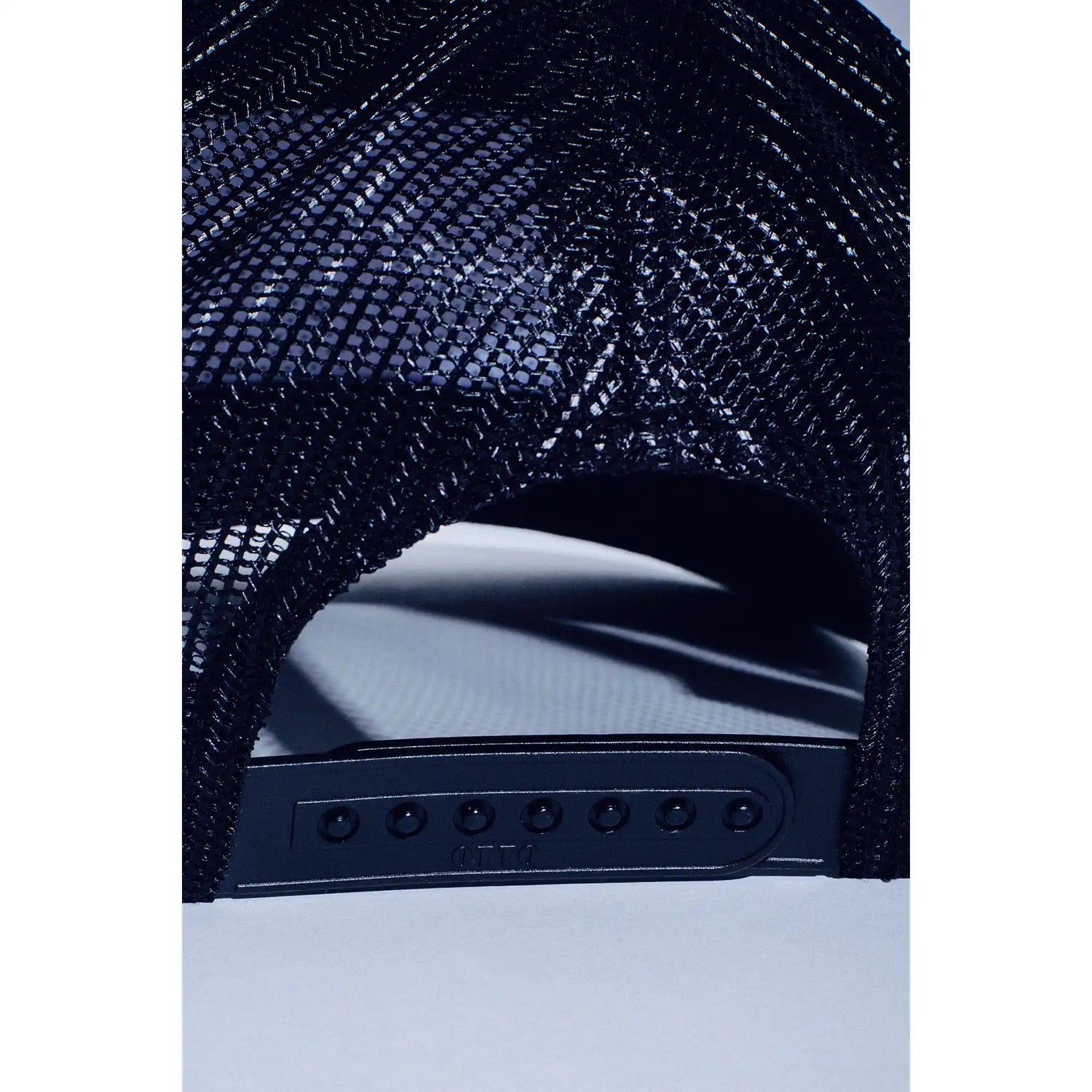 Fucking Awesome Spike Repeat Embroidered 5 Panel Mesh Hat navy blue