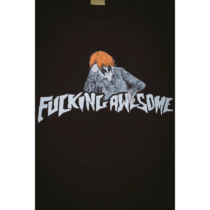 Fucking Awesome Aidan Painting Samp Logo T-shirt black