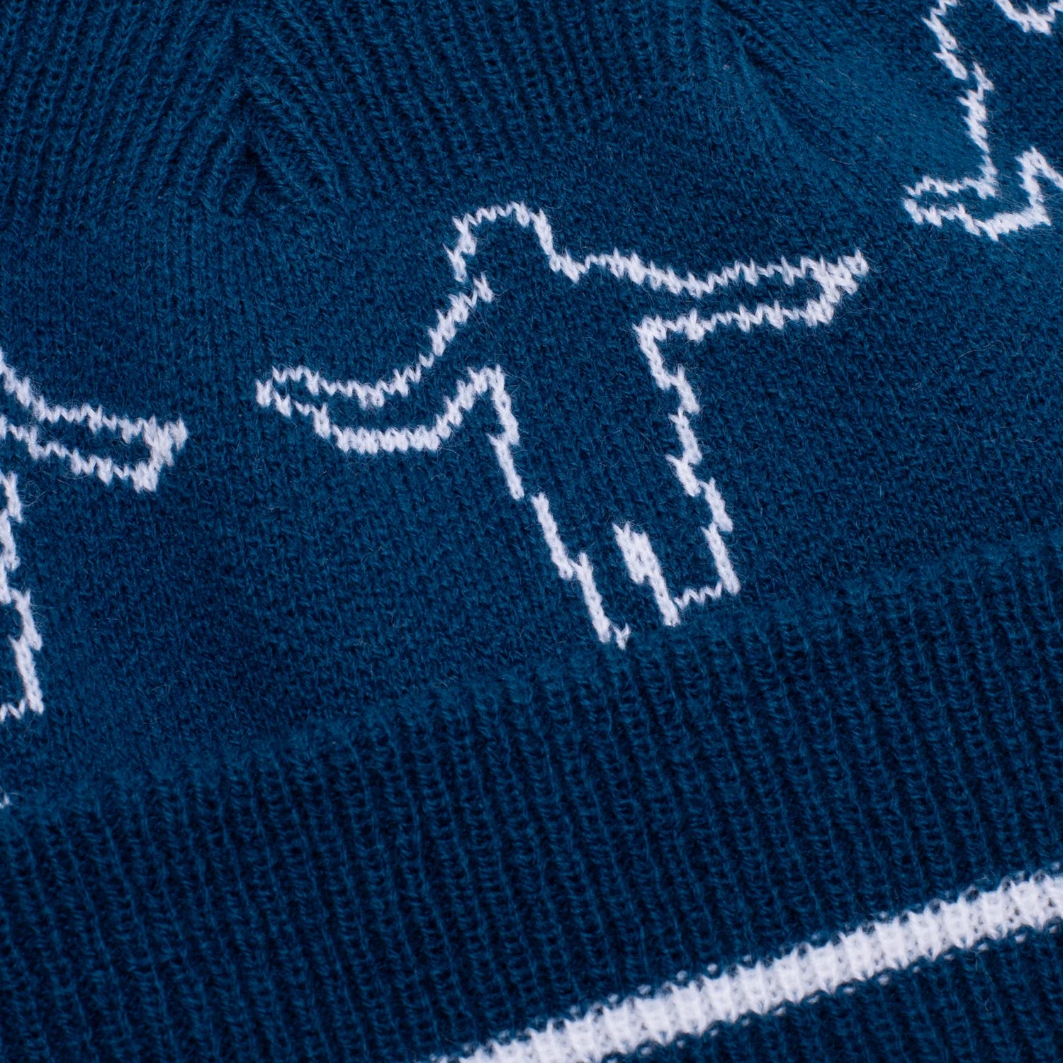 Hockey Hank Beanie blue detail