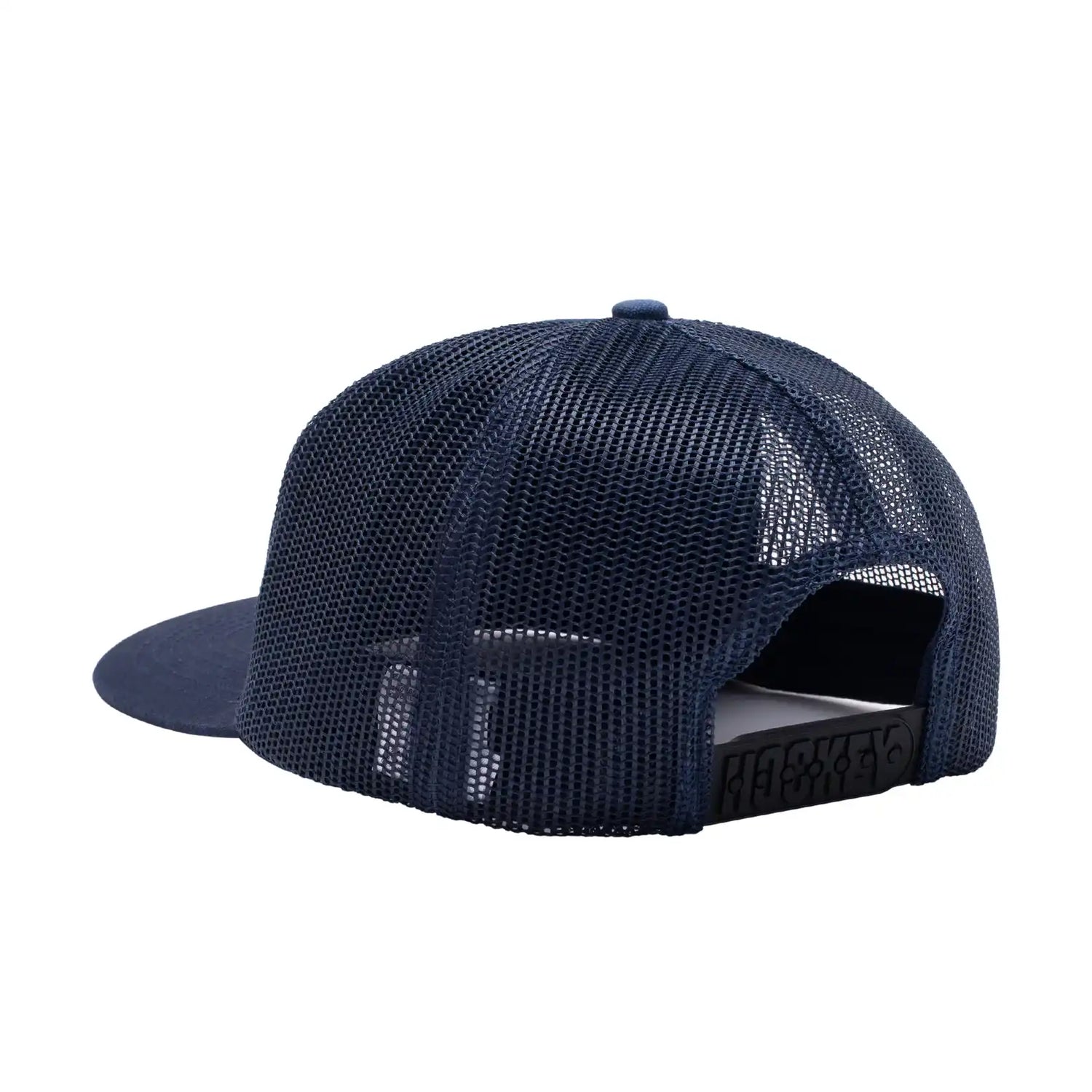Hockey Truck Stop Hat #3 navy yellow back