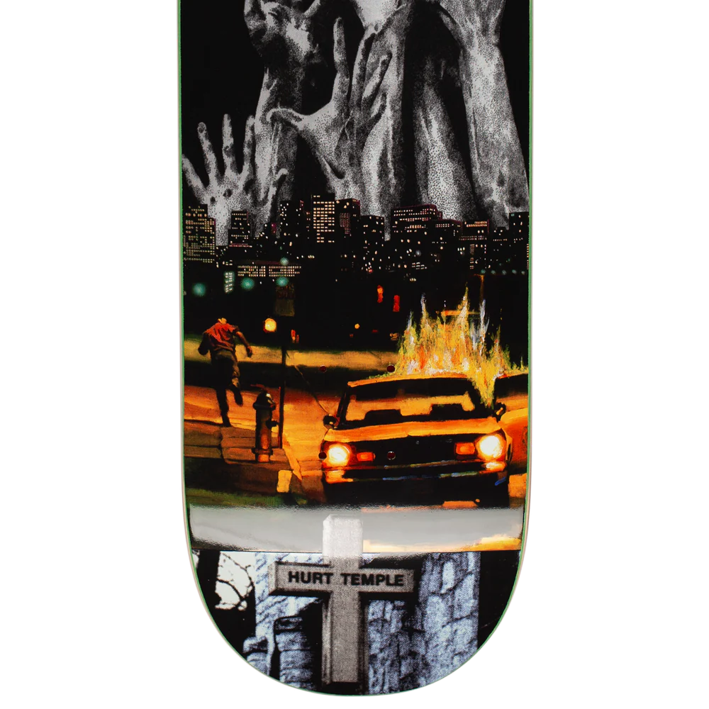 Hockey Andrew Allen Hurt Temple Skateboard Deck Shape 1