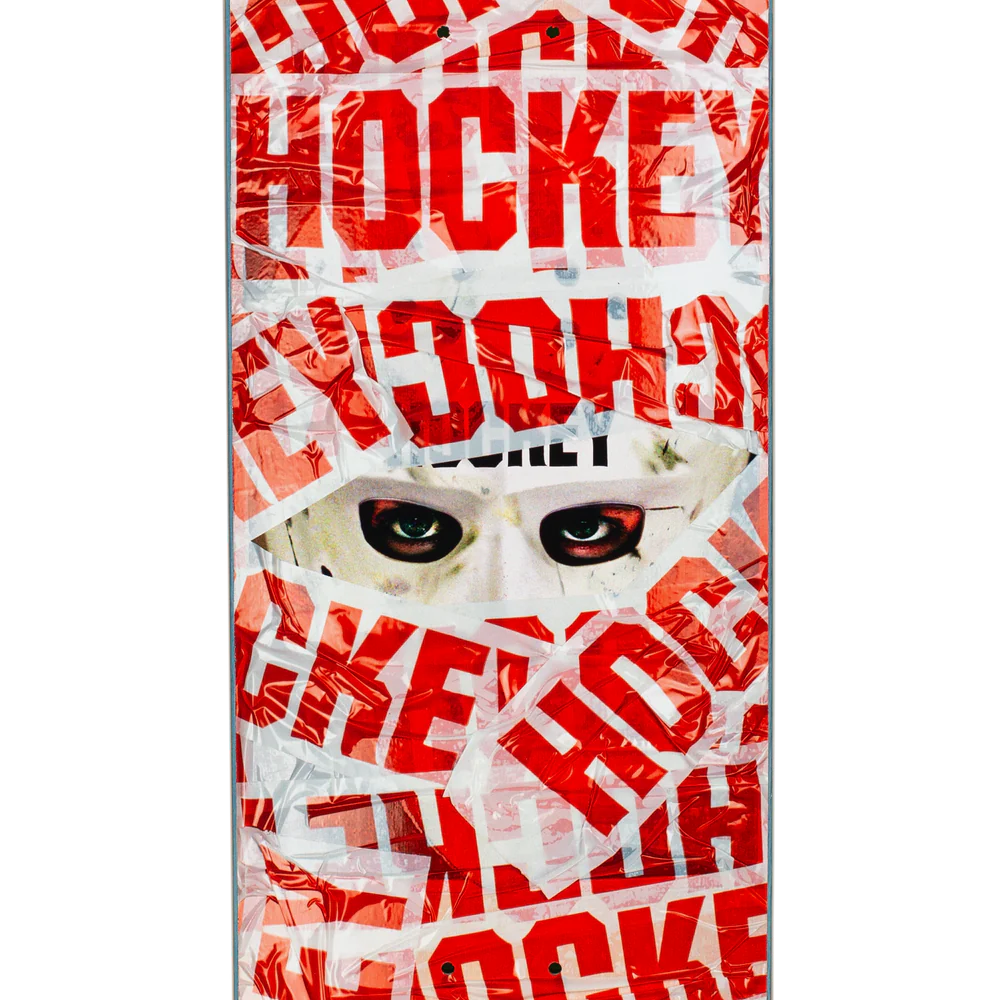 Hockey War All Over Skateboard Deck Shape 1