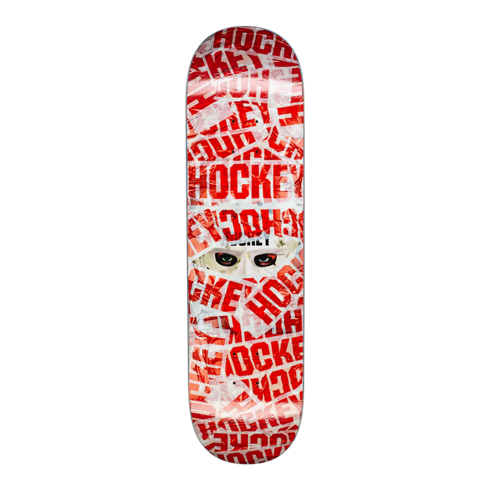 Hockey War All Over Skateboard Deck Shape 1