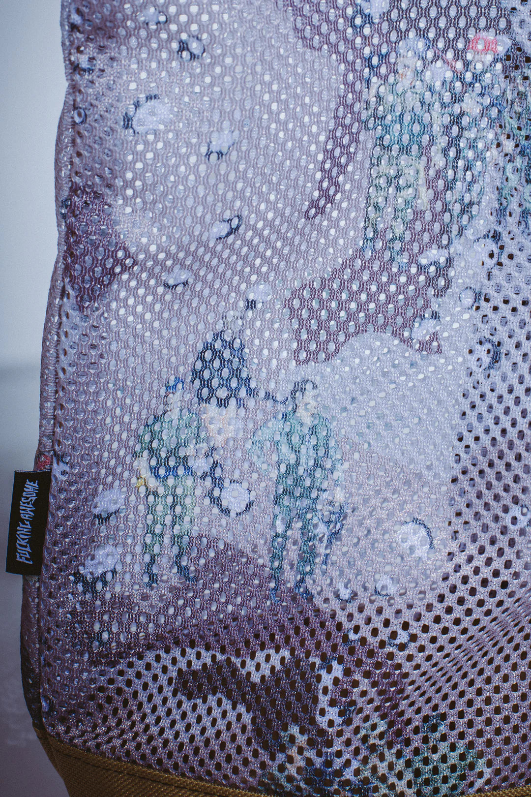 Fucking Awesome Soldier Camo Mesh Tote Bag