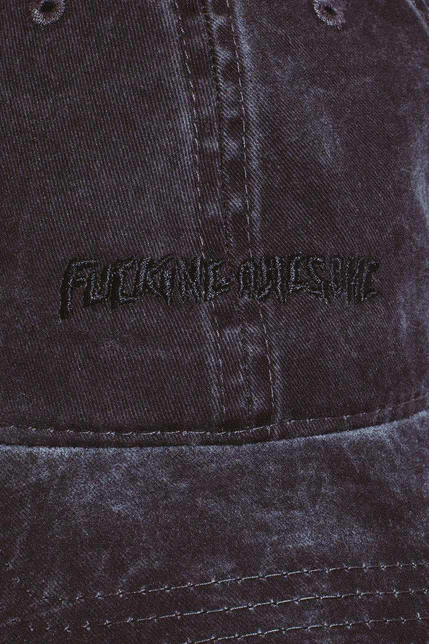 Fucking Awesome Tonal Little Stamp Logo Unstructured 6 Panel Strapback Cap