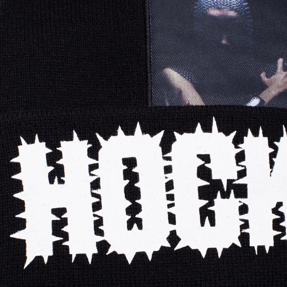 Hockey Back Crack Beanie - Black