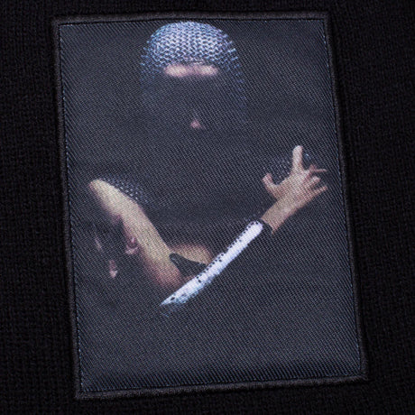 Hockey Back Crack Beanie - Black