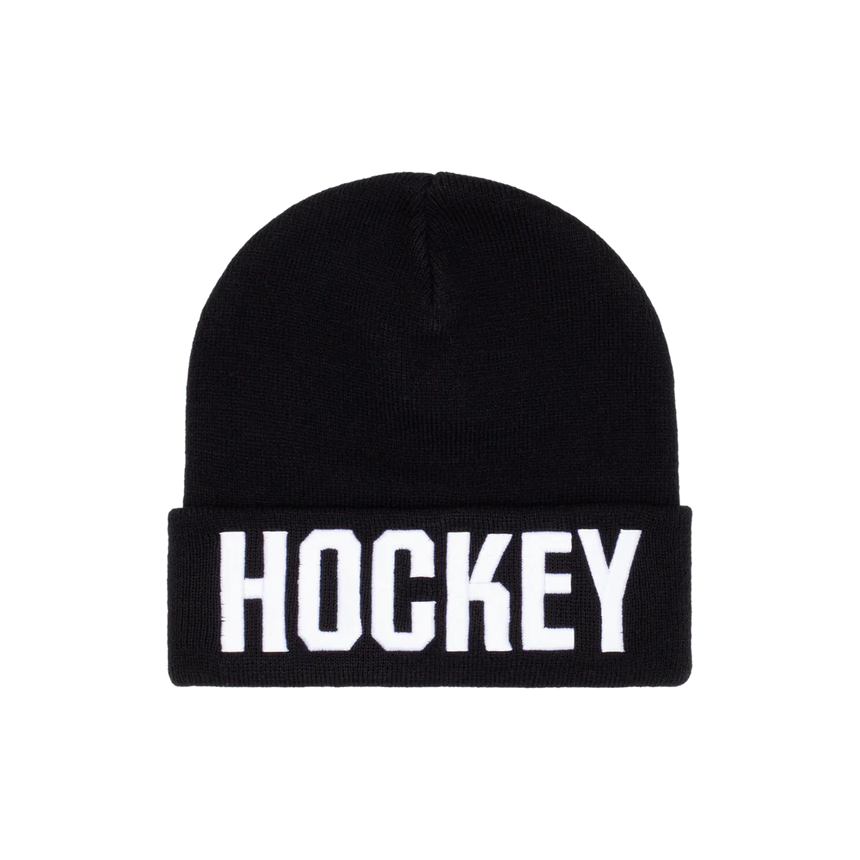Hockey Security Embroidered Beanie - Black