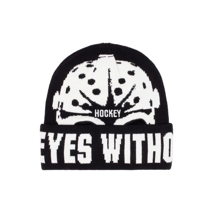 Hockey Ski Mask Beanies - Black