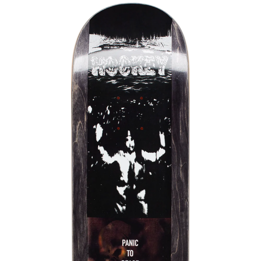 Hockey Panic to Peace Team Skateboard Deck - Shape 1