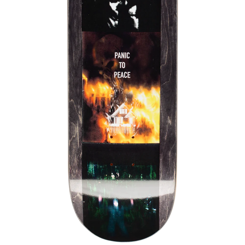 Hockey Panic to Peace Team Skateboard Deck - Shape 1