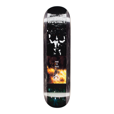 Hockey Panic to Peace Team Skateboard Deck - Shape 1