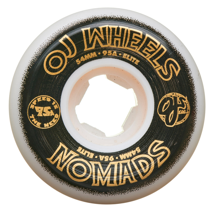 OJ Elite White 95a Skateboard Wheels