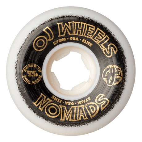 OJ Elite White 95a Skateboard Wheels
