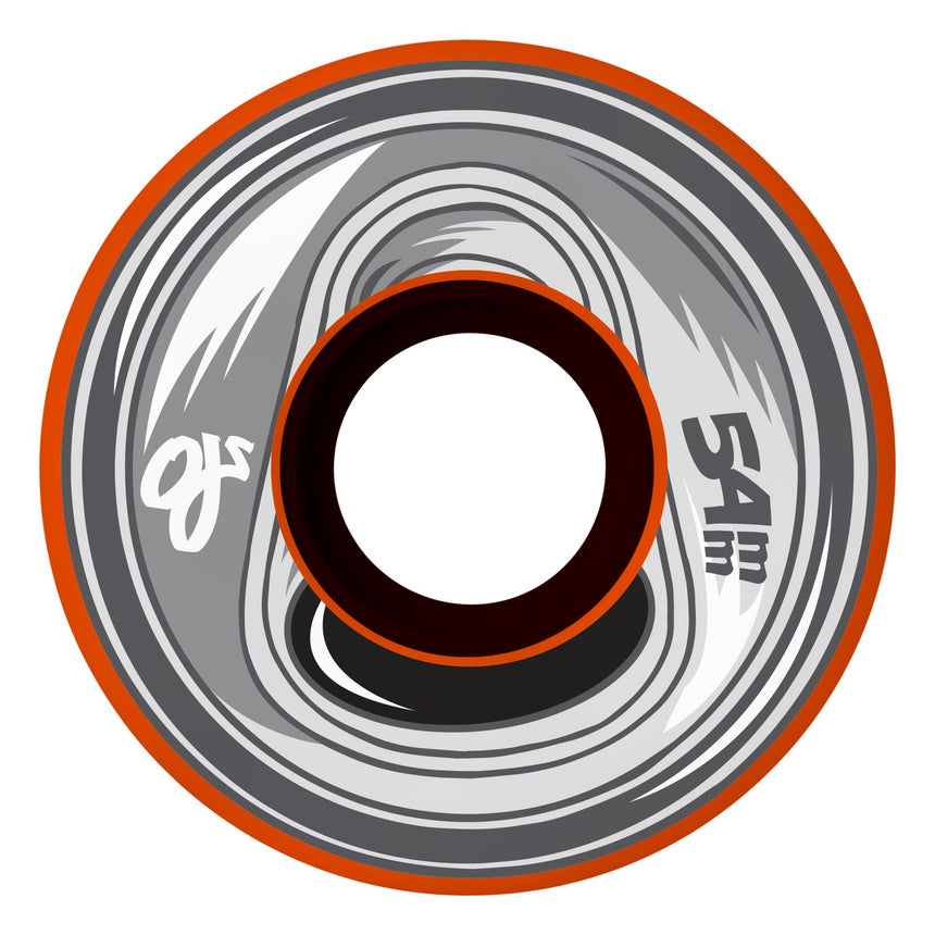 OJ Frozen Energy Keyframe 92a 54mm Orange Skateboard Wheels