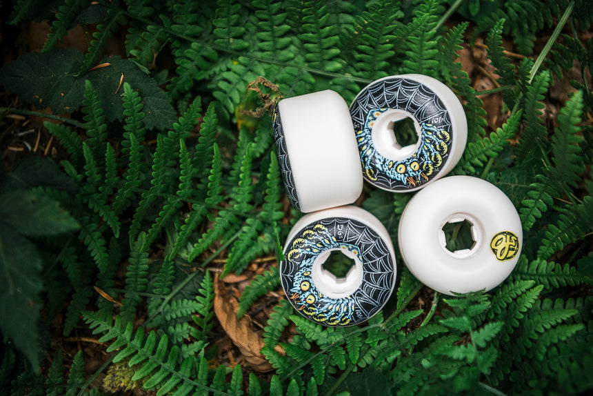 OJ 56mm Eric Dressen Spider Elite White  Chubbies 101a Skateboard Wheels