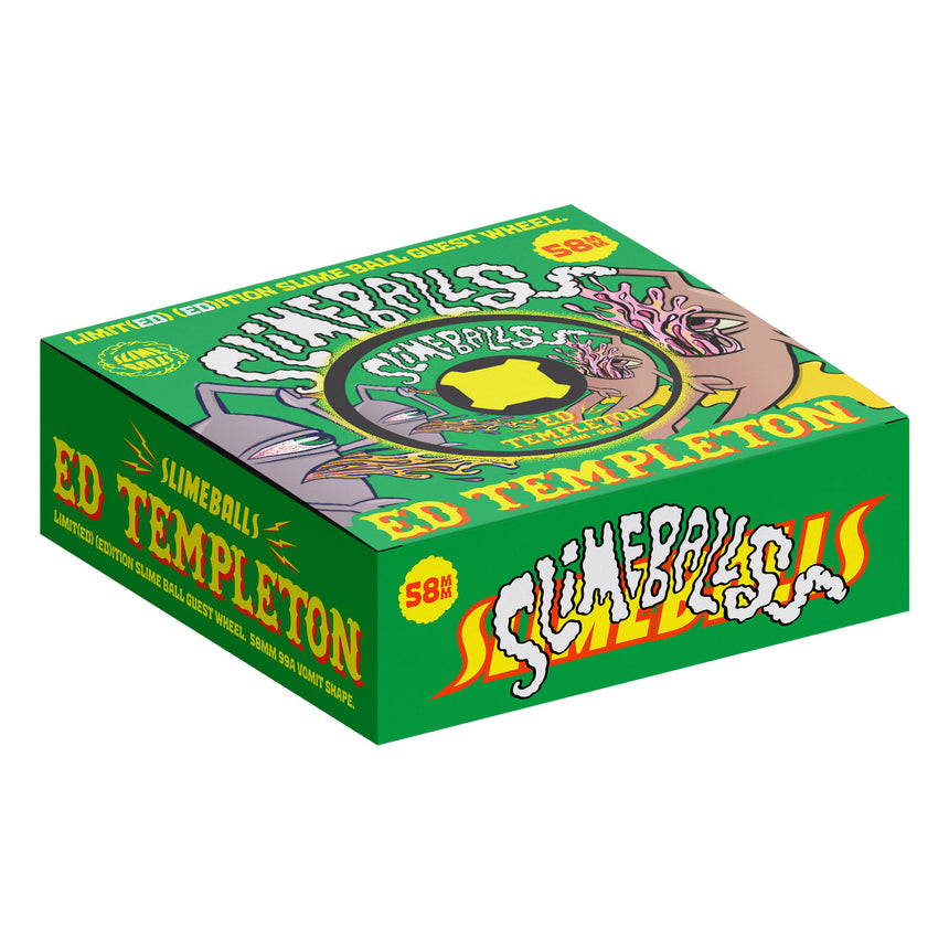 Slime Balls 58mm 99a Ed Templeton Black Vomits Skateboard Wheels