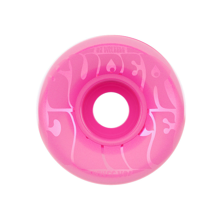 OJ Transparent Pink 55mm 78a Super Juice Skateboard Wheels