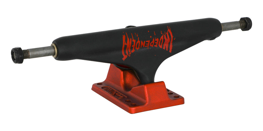 Independent Stage 11 Splatter Span Black Ano Red Skateboard Trucks