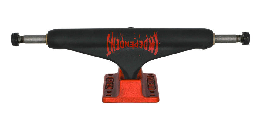 Independent Stage 11 Splatter Span Black Ano Red Skateboard Trucks